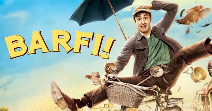 1. Barfi! (2012) - Best among Best Romantic Bollywood movies