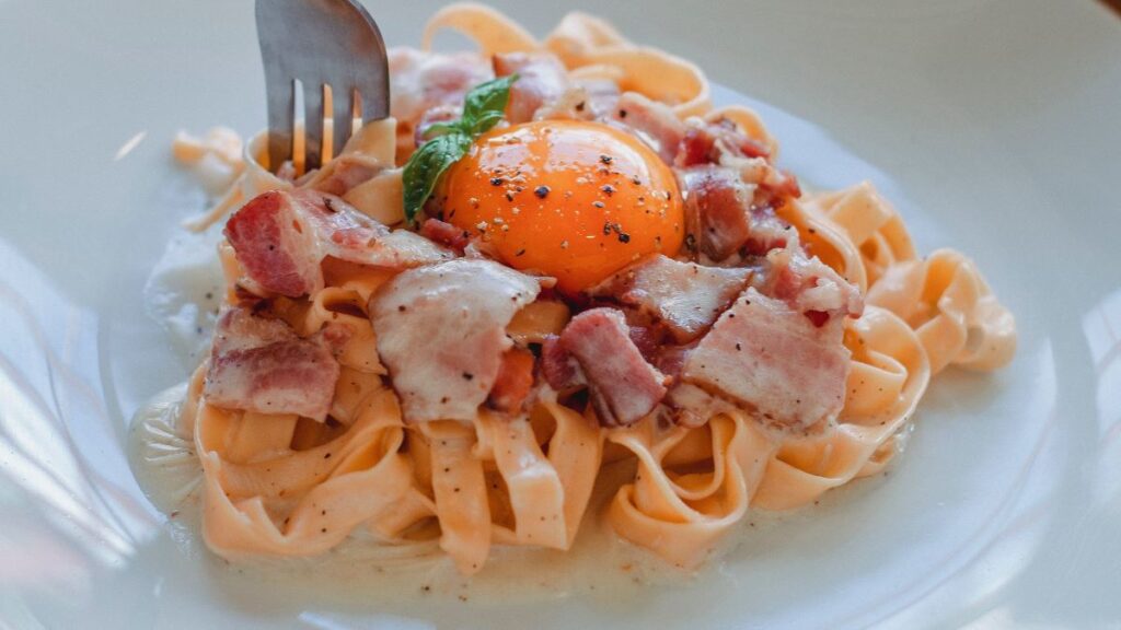 Fettuccine Alfredo is a decadent pasta dish