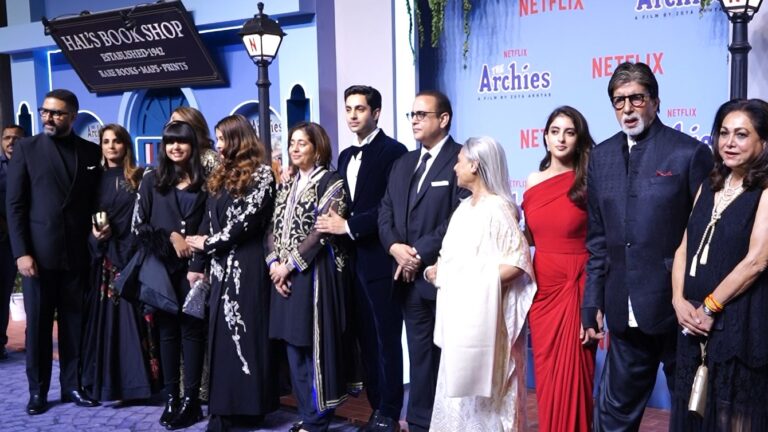 Read more about the article Star-Studded ‘The Archies’ Premiere: Glitz, Glamour, and Anticipation