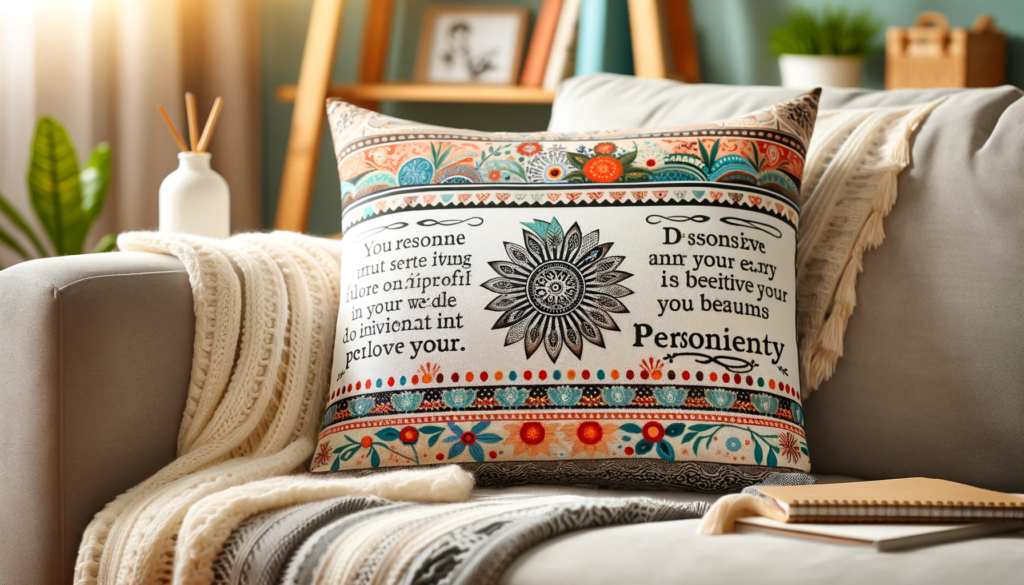 10 DIY Handmade Gift Ideas for Friends A beautifully decorated throw pillow, customized with patterns and quotes that reflect a personal touch