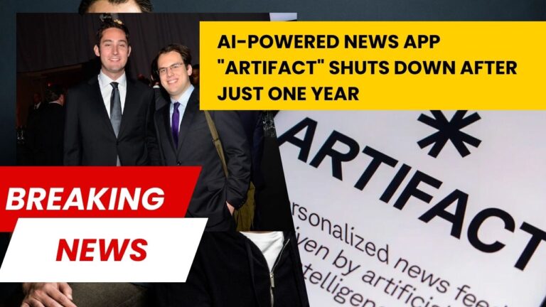 Read more about the article Instagram Co-Founders’ AI-Powered News App “Artifact” Shuts Down After Just One Year