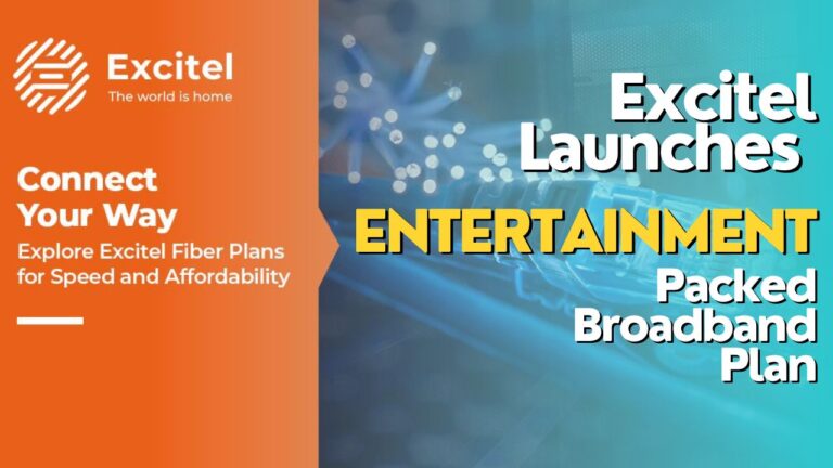 Read more about the article Excitel Launches Entertainment-Packed Broadband Plan in South India with OTT, Wi-Fi, and Live TV
