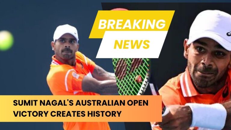 Read more about the article Sumit Nagal’s Australian Open Victory creates History: A New Era for India