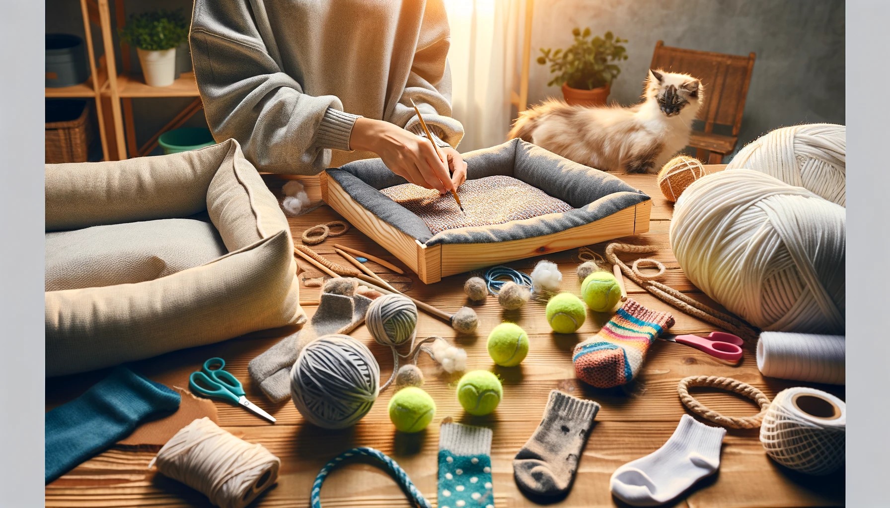 Crafting Comfort: DIY Pet Beds and Toys for Your Furry Friends