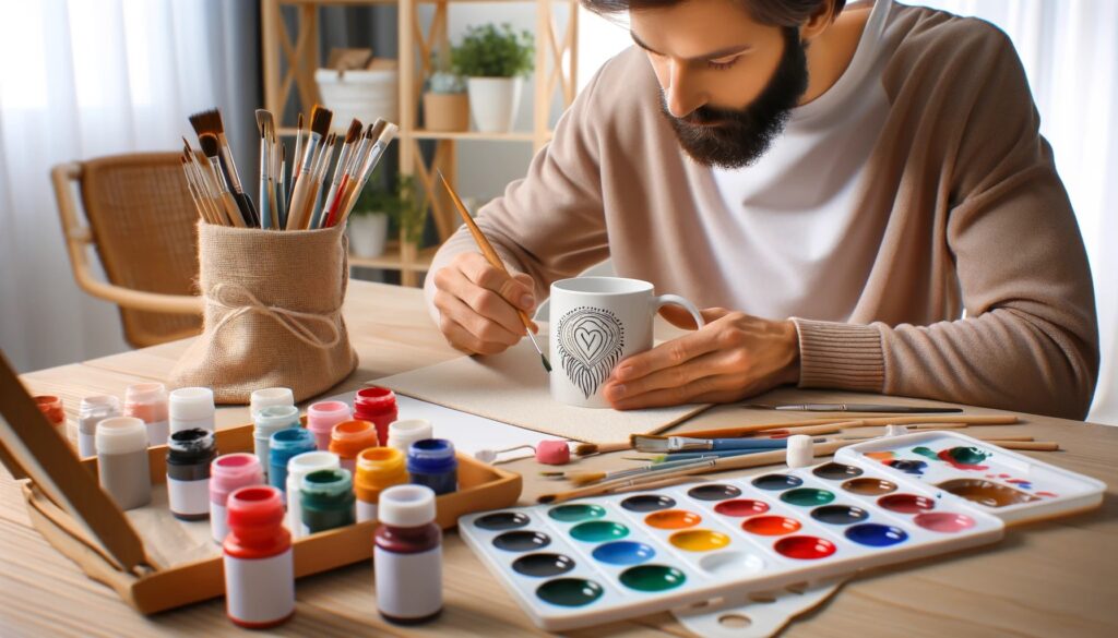 Making a Hand Painted Mug