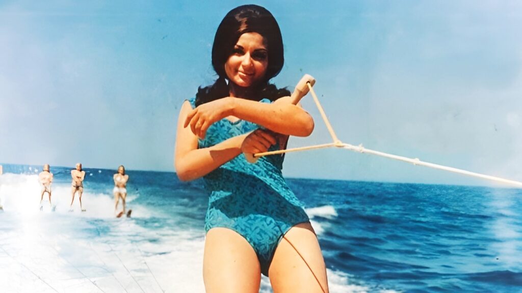 Bollywood actress Sharmila Tagore in Bikini in "An Evening in Paris" (1967)