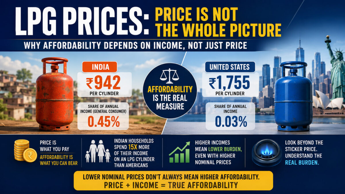 India's LPG May Cost Less in Rupees, but It's Less Affordable Than in America