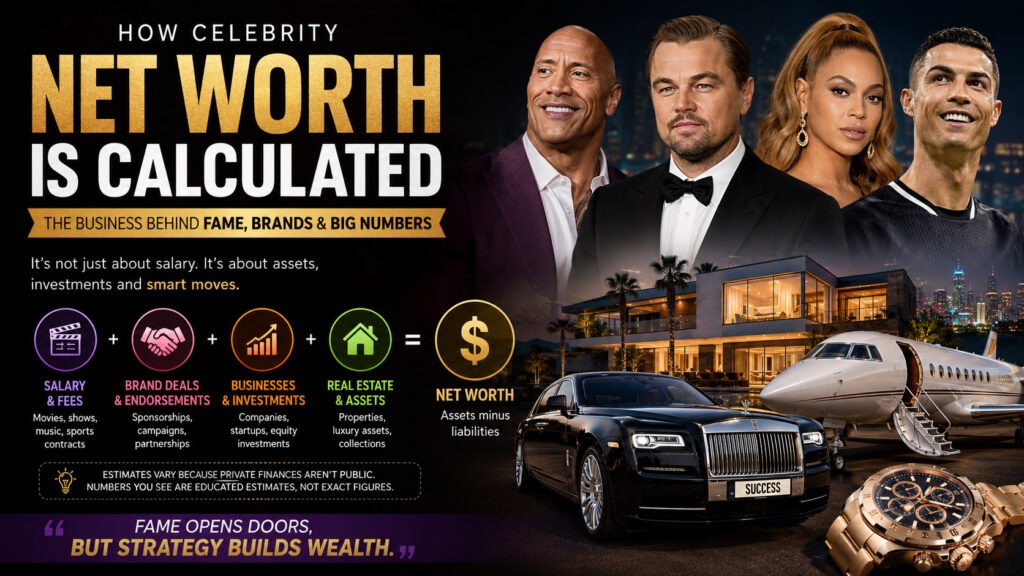 How Celebrity Net Worth Is Calculated: The Business Behind Fame, Brands and Big Numbers