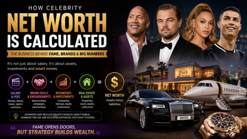 How Celebrity Net Worth Is Calculated: The Business Behind Fame, Brands and Big Numbers