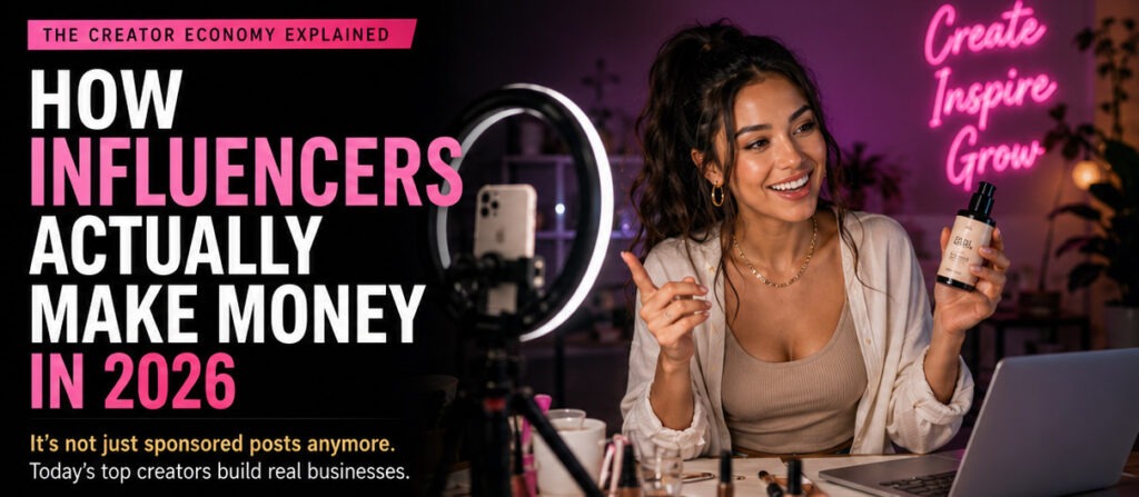 How Influencers Actually Make Money in 2026