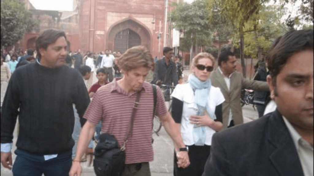 Global celebrities interacting with India